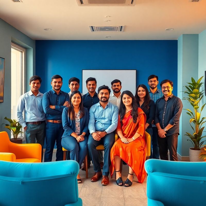 Small South Indian journalism team in a Chennai newsroom